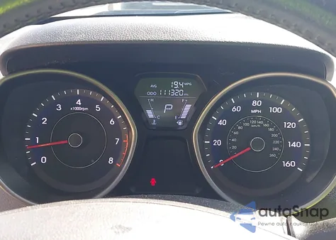 2013 Hyundai Elantra Limited z USA, uszkodzony, nr VIN 5NPDH4AE4DH251124